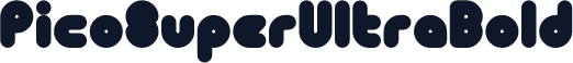 PicoSuperUltraBold
