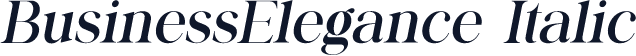 BusinessElegance Italic