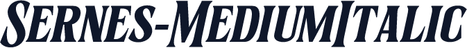 Sernes-MediumItalic