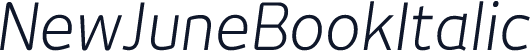 NewJuneBookItalic