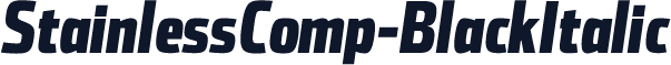 StainlessComp-BlackItalic