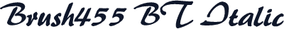 Brush455 BT Italic