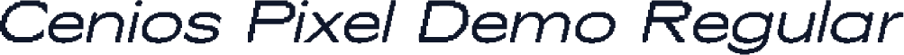 Cenios Pixel Demo Regular