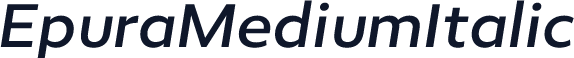 EpuraMediumItalic