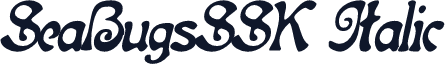 SeaBugsSSK Italic