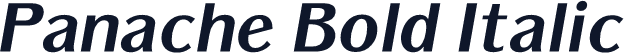 Panache Bold Italic