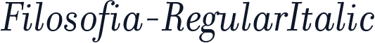 Filosofia-RegularItalic