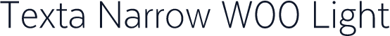 Texta Narrow W00 Light