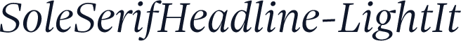 SoleSerifHeadline-LightIt