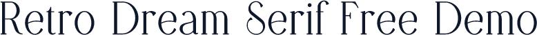 Retro Dream Serif Free Demo