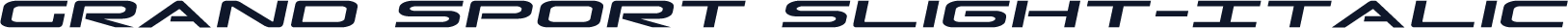 Grand Sport Slight-Italic