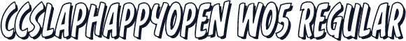 CCSlaphappyOpen W05 Regular