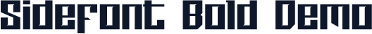 Sidefont Bold Demo
