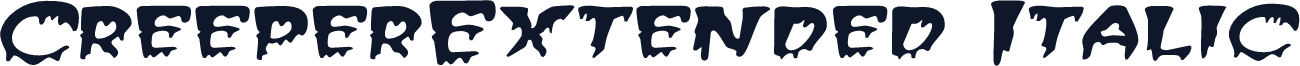 CreeperExtended Italic