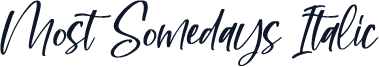 Most Somedays Italic