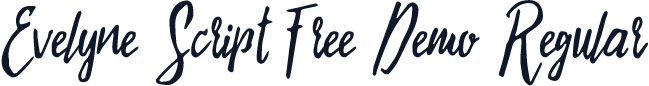 Evelyne Script Free Demo Regular