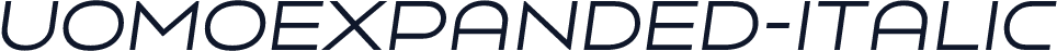 ☞UomoExpanded-Italic