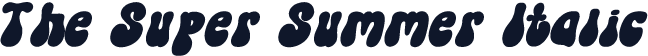 The Super Summer Italic