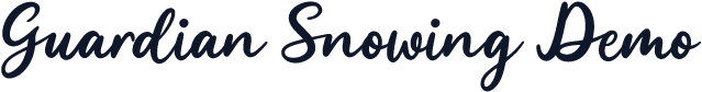 Guardian Snowing Demo