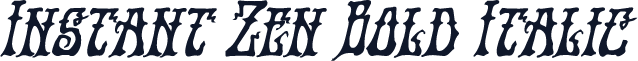 Instant Zen Bold Italic
