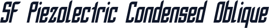 SF Piezolectric Condensed Oblique