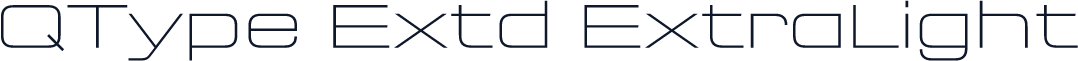 QType Extd ExtraLight