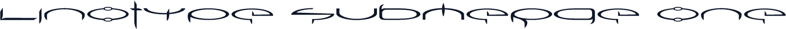 Linotype Submerge One