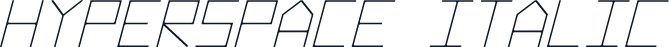 Hyperspace Italic