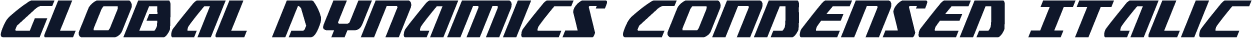 Global Dynamics Condensed Italic