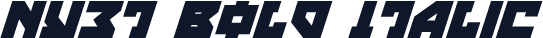 Nyet Bold Italic