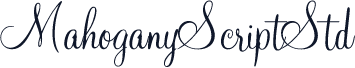 MahoganyScriptStd