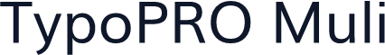 TypoPRO Muli