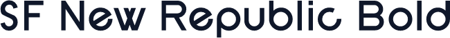 SF New Republic Bold