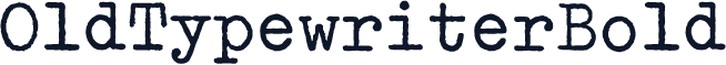 OldTypewriterBold
