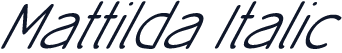 Mattilda Italic