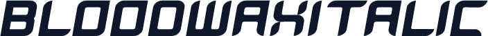 BloodWaxItalic