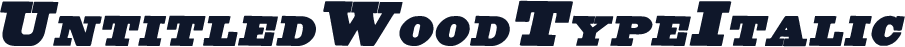 UntitledWoodTypeItalic