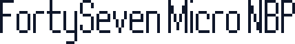 FortySeven Micro NBP