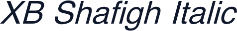 XB Shafigh Italic