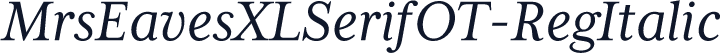 MrsEavesXLSerifOT-RegItalic