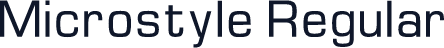 Microstyle Regular