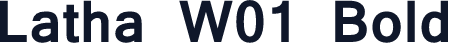 Latha W01 Bold
