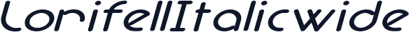 LorifellItalicwide