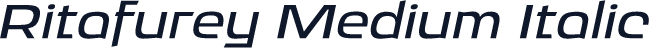 Ritafurey Medium Italic