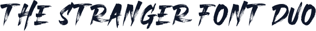 THE STRANGER FONT DUO