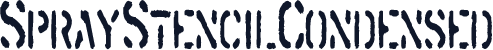 SprayStencilCondensed
