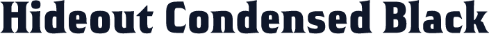 Hideout Condensed Black