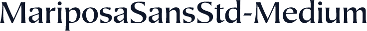 MariposaSansStd-Medium