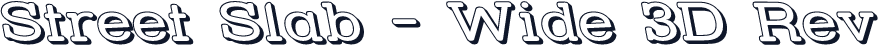 Street Slab - Wide 3D Rev