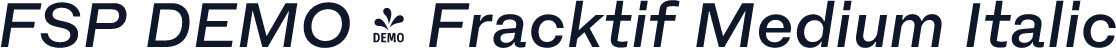 FSP DEMO - Fracktif Medium Italic